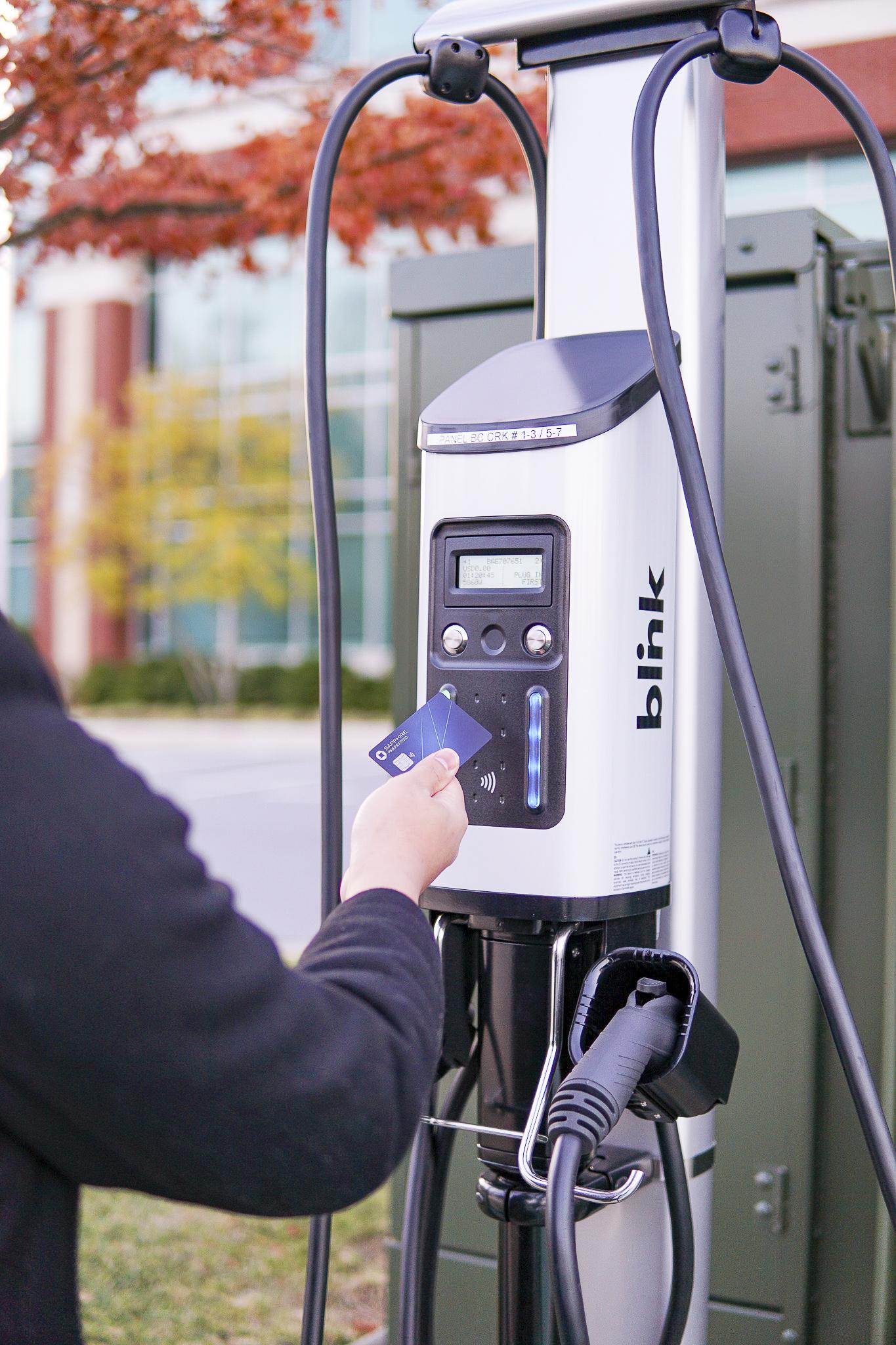 Series 8 80A Level 2 EV Charging Station Blink Charging
