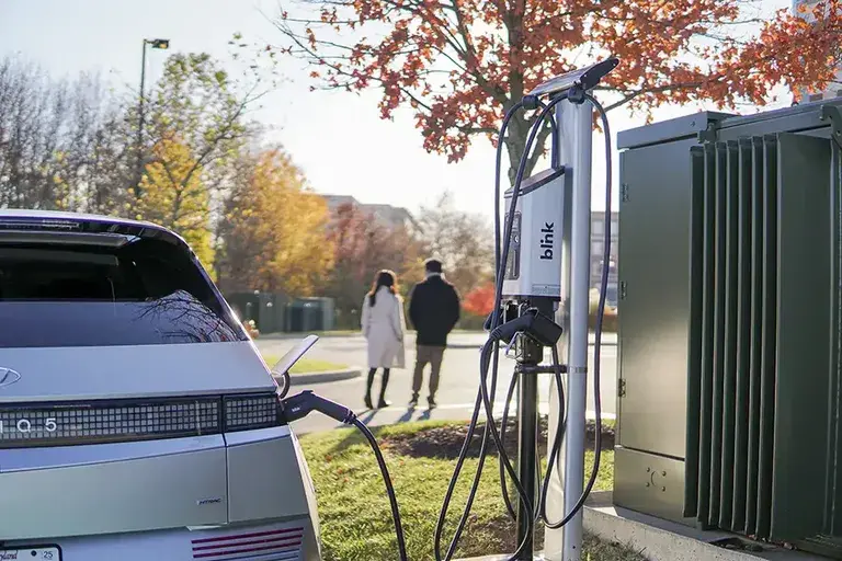 Blink Charging Commercial EV Charging Station